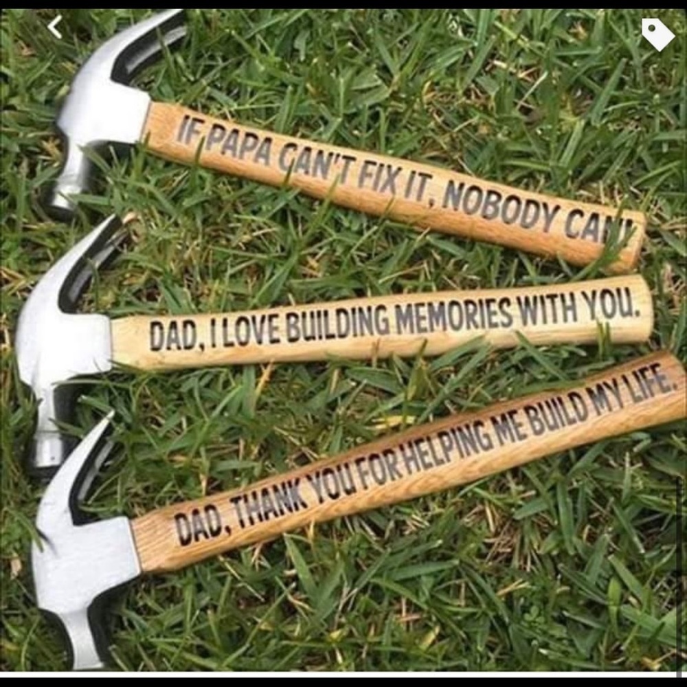 Personalized Father’s Day hammers